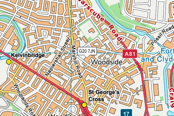 G20 7JN map - OS VectorMap District (Ordnance Survey) G20 7JN map - OS VectorMap District (Ordnance Survey)