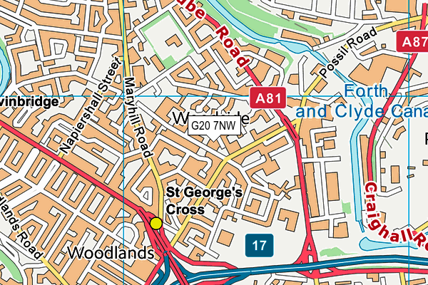 G20 7NW map - OS VectorMap District (Ordnance Survey) G20 7NW map - OS VectorMap District (Ordnance Survey)