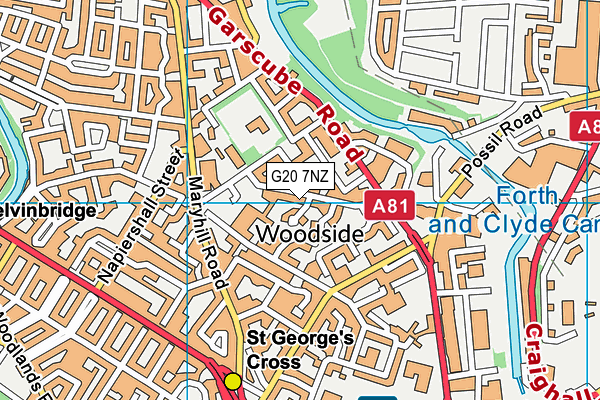 G20 7NZ map - OS VectorMap District (Ordnance Survey) G20 7NZ map - OS VectorMap District (Ordnance Survey)