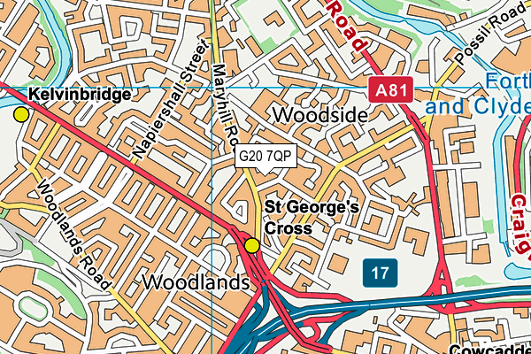 G20 7QP map - OS VectorMap District (Ordnance Survey) G20 7QP map - OS VectorMap District (Ordnance Survey)