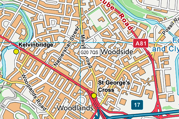 G20 7QS map - OS VectorMap District (Ordnance Survey) G20 7QS map - OS VectorMap District (Ordnance Survey)