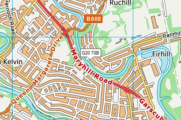 G20 7SB map - OS VectorMap District (Ordnance Survey) G20 7SB map - OS VectorMap District (Ordnance Survey)