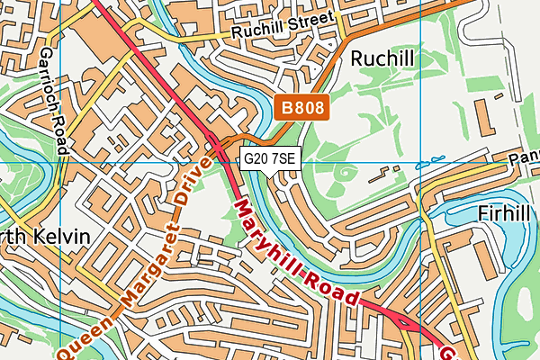 G20 7SE map - OS VectorMap District (Ordnance Survey) G20 7SE map - OS VectorMap District (Ordnance Survey)
