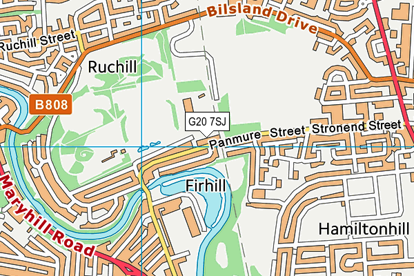 G20 7SJ map - OS VectorMap District (Ordnance Survey) G20 7SJ map - OS VectorMap District (Ordnance Survey)