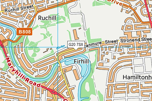 G20 7SX map - OS VectorMap District (Ordnance Survey) G20 7SX map - OS VectorMap District (Ordnance Survey)