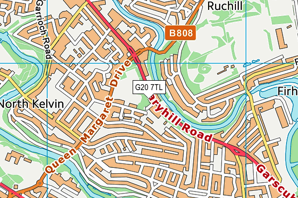 G20 7TL map - OS VectorMap District (Ordnance Survey) G20 7TL map - OS VectorMap District (Ordnance Survey)