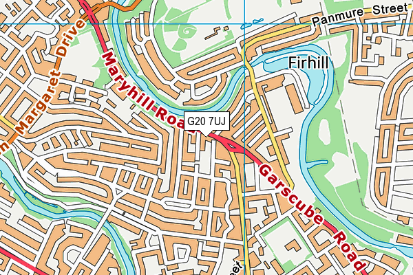 G20 7UJ map - OS VectorMap District (Ordnance Survey) G20 7UJ map - OS VectorMap District (Ordnance Survey)