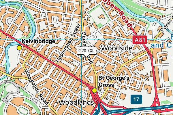 G20 7XL map - OS VectorMap District (Ordnance Survey) G20 7XL map - OS VectorMap District (Ordnance Survey)