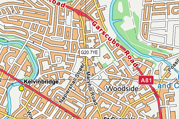 G20 7YE map - OS VectorMap District (Ordnance Survey) G20 7YE map - OS VectorMap District (Ordnance Survey)