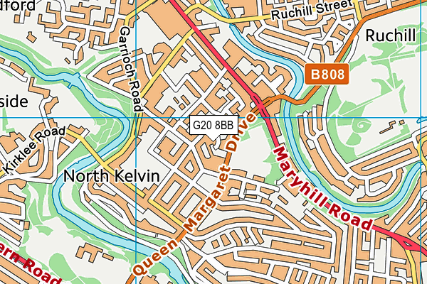G20 8BB map - OS VectorMap District (Ordnance Survey) G20 8BB map - OS VectorMap District (Ordnance Survey)