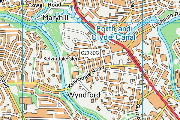 G20 8DG map - OS VectorMap District (Ordnance Survey) G20 8DG map - OS VectorMap District (Ordnance Survey)