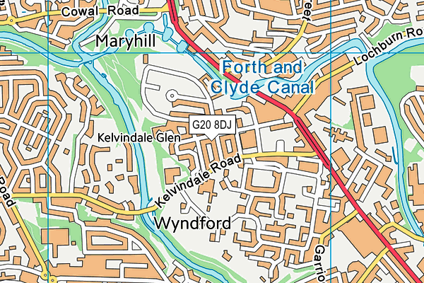 G20 8DJ map - OS VectorMap District (Ordnance Survey) G20 8DJ map - OS VectorMap District (Ordnance Survey)
