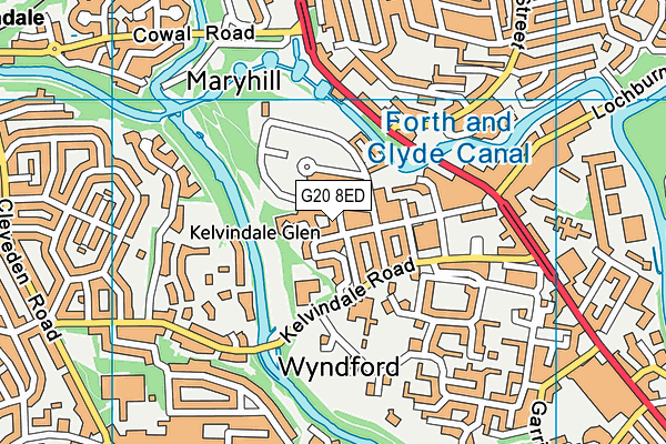 G20 8ED map - OS VectorMap District (Ordnance Survey) G20 8ED map - OS VectorMap District (Ordnance Survey)