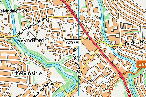 G20 8EL map - OS VectorMap District (Ordnance Survey) G20 8EL map - OS VectorMap District (Ordnance Survey)