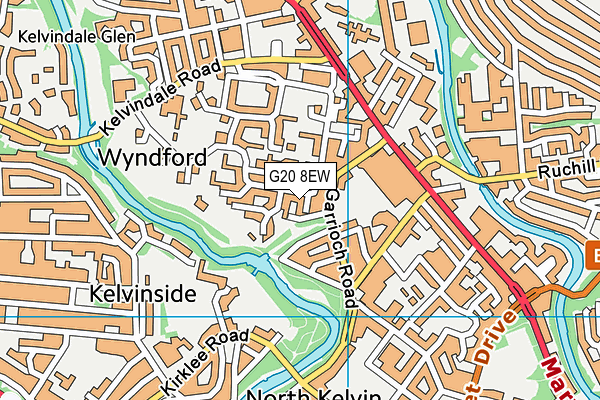 G20 8EW map - OS VectorMap District (Ordnance Survey) G20 8EW map - OS VectorMap District (Ordnance Survey)