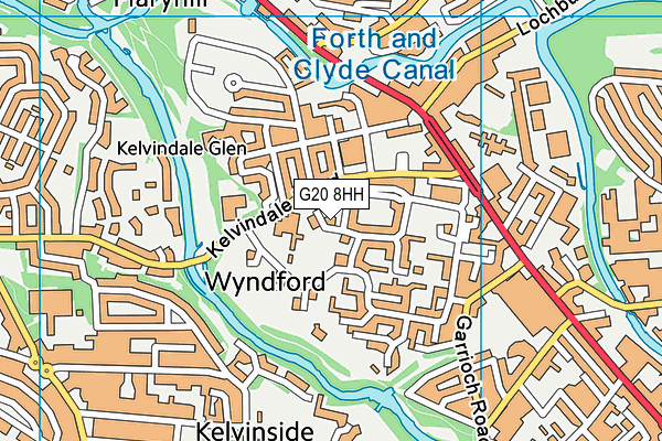 G20 8HH map - OS VectorMap District (Ordnance Survey) G20 8HH map - OS VectorMap District (Ordnance Survey)