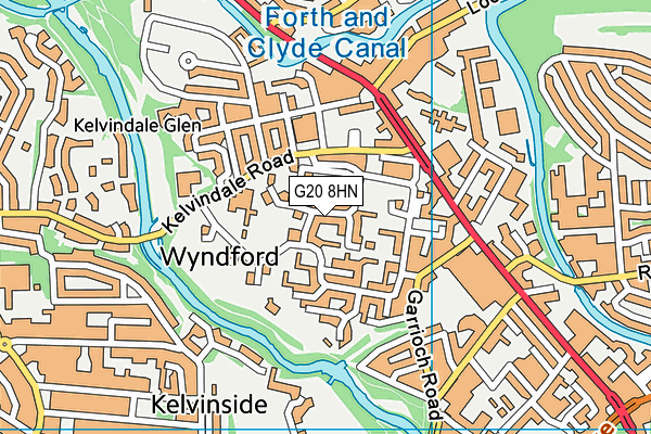 G20 8HN map - OS VectorMap District (Ordnance Survey)