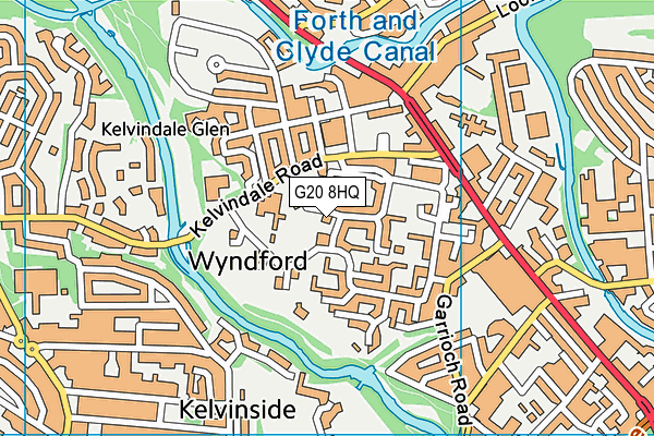 G20 8HQ map - OS VectorMap District (Ordnance Survey)