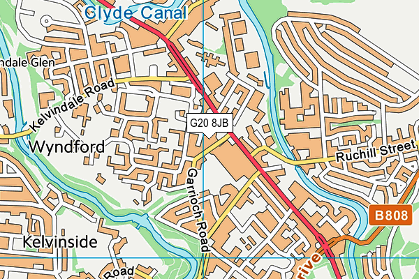 G20 8JB map - OS VectorMap District (Ordnance Survey) G20 8JB map - OS VectorMap District (Ordnance Survey)