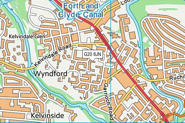 G20 8JN map - OS VectorMap District (Ordnance Survey) G20 8JN map - OS VectorMap District (Ordnance Survey)