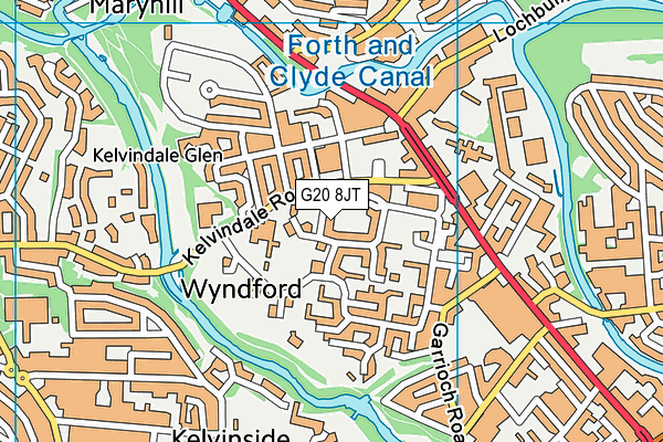 G20 8JT map - OS VectorMap District (Ordnance Survey) G20 8JT map - OS VectorMap District (Ordnance Survey)