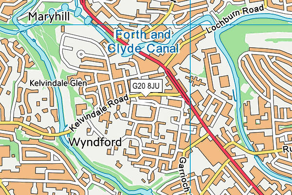 G20 8JU map - OS VectorMap District (Ordnance Survey) G20 8JU map - OS VectorMap District (Ordnance Survey)