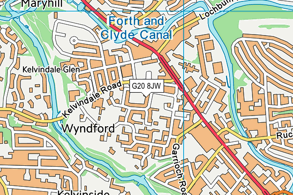 G20 8JW map - OS VectorMap District (Ordnance Survey) G20 8JW map - OS VectorMap District (Ordnance Survey)