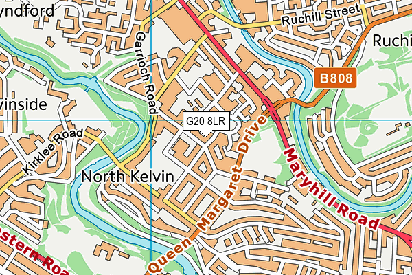 G20 8LR map - OS VectorMap District (Ordnance Survey)