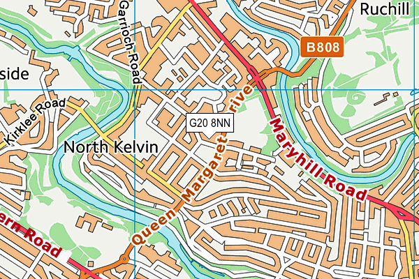 G20 8NN map - OS VectorMap District (Ordnance Survey)