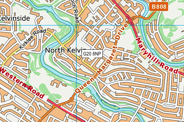 G20 8NP map - OS VectorMap District (Ordnance Survey)