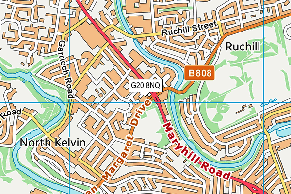G20 8NQ map - OS VectorMap District (Ordnance Survey)