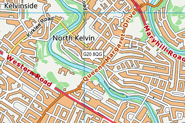 G20 8QG map - OS VectorMap District (Ordnance Survey)