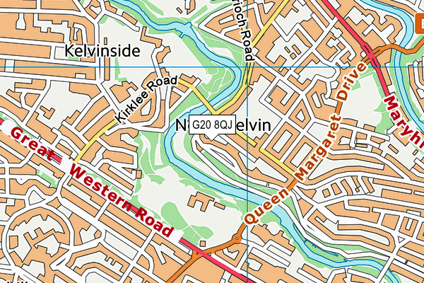 G20 8QJ map - OS VectorMap District (Ordnance Survey) G20 8QJ map - OS VectorMap District (Ordnance Survey)