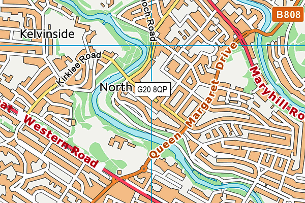 G20 8QP map - OS VectorMap District (Ordnance Survey)