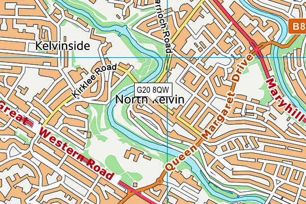 G20 8QW map - OS VectorMap District (Ordnance Survey) G20 8QW map - OS VectorMap District (Ordnance Survey)
