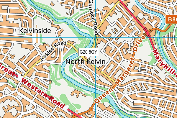 G20 8QY map - OS VectorMap District (Ordnance Survey)