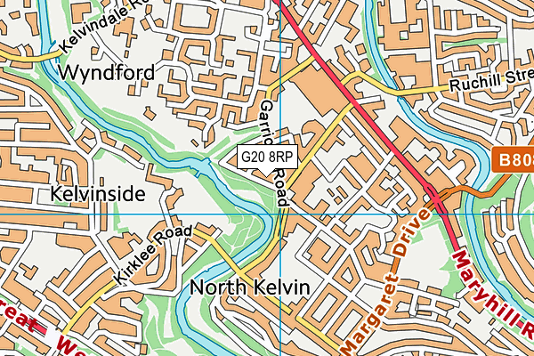 G20 8RP map - OS VectorMap District (Ordnance Survey)