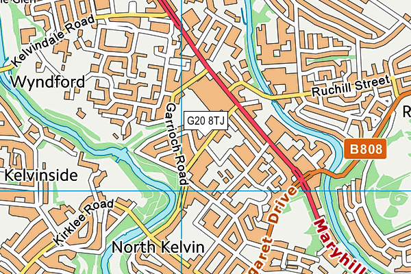 G20 8TJ map - OS VectorMap District (Ordnance Survey) G20 8TJ map - OS VectorMap District (Ordnance Survey)