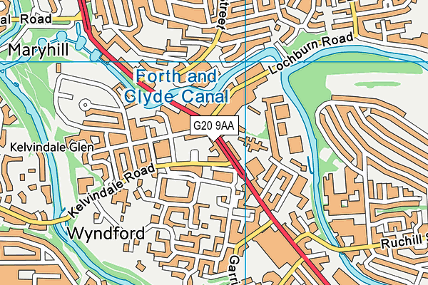 G20 9AA map - OS VectorMap District (Ordnance Survey) G20 9AA map - OS VectorMap District (Ordnance Survey)