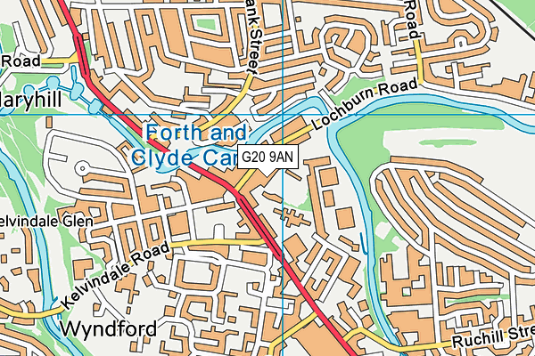 G20 9AN map - OS VectorMap District (Ordnance Survey) G20 9AN map - OS VectorMap District (Ordnance Survey)