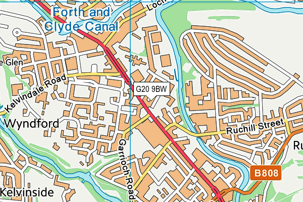 G20 9BW map - OS VectorMap District (Ordnance Survey) G20 9BW map - OS VectorMap District (Ordnance Survey)