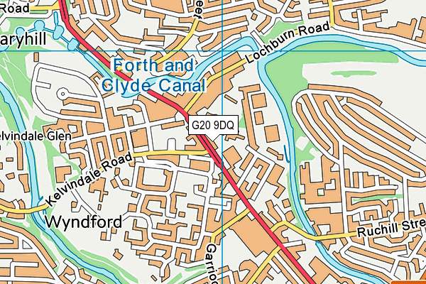 G20 9DQ map - OS VectorMap District (Ordnance Survey) G20 9DQ map - OS VectorMap District (Ordnance Survey)