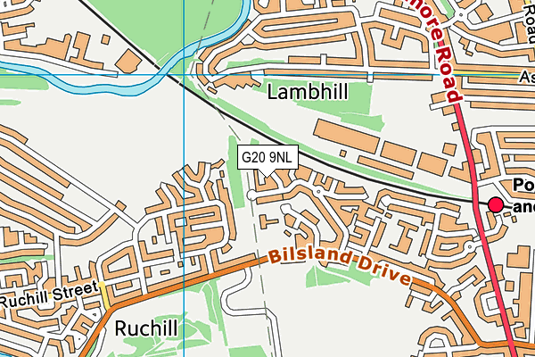 G20 9NL map - OS VectorMap District (Ordnance Survey) G20 9NL map - OS VectorMap District (Ordnance Survey)