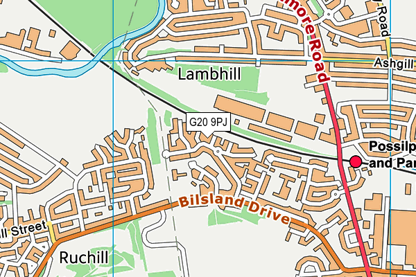 G20 9PJ map - OS VectorMap District (Ordnance Survey) G20 9PJ map - OS VectorMap District (Ordnance Survey)