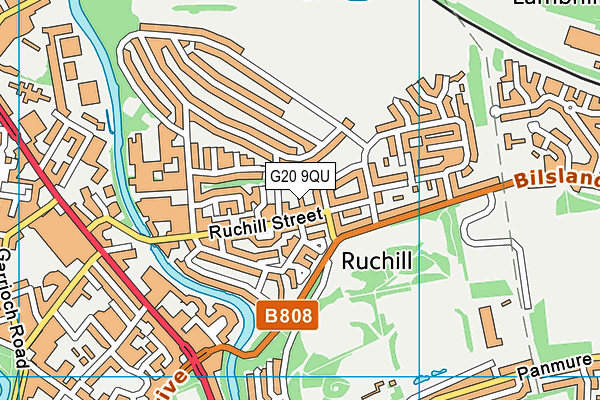 G20 9QU map - OS VectorMap District (Ordnance Survey) G20 9QU map - OS VectorMap District (Ordnance Survey)