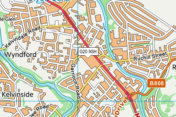 G20 9SH map - OS VectorMap District (Ordnance Survey) G20 9SH map - OS VectorMap District (Ordnance Survey)