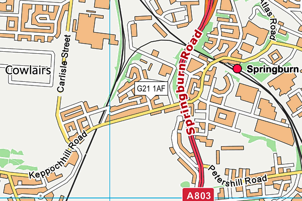 G21 1AF map - OS VectorMap District (Ordnance Survey) G21 1AF map - OS VectorMap District (Ordnance Survey)