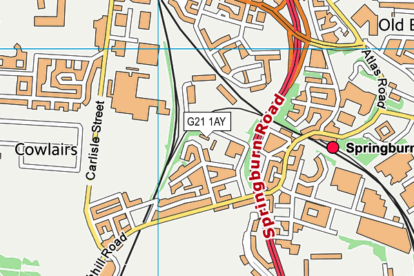 G21 1AY map - OS VectorMap District (Ordnance Survey) G21 1AY map - OS VectorMap District (Ordnance Survey)