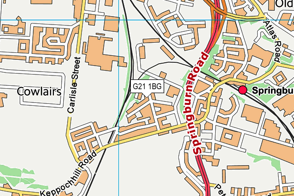 G21 1BG map - OS VectorMap District (Ordnance Survey) G21 1BG map - OS VectorMap District (Ordnance Survey)