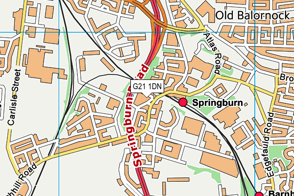 G21 1DN map - OS VectorMap District (Ordnance Survey) G21 1DN map - OS VectorMap District (Ordnance Survey)